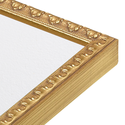 The Quiet Drama Gold Picture Frame