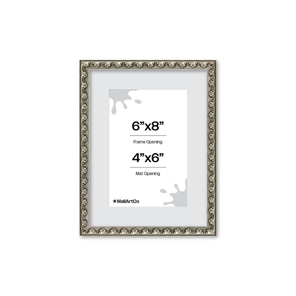 The Quiet Drama Gray Picture Frame