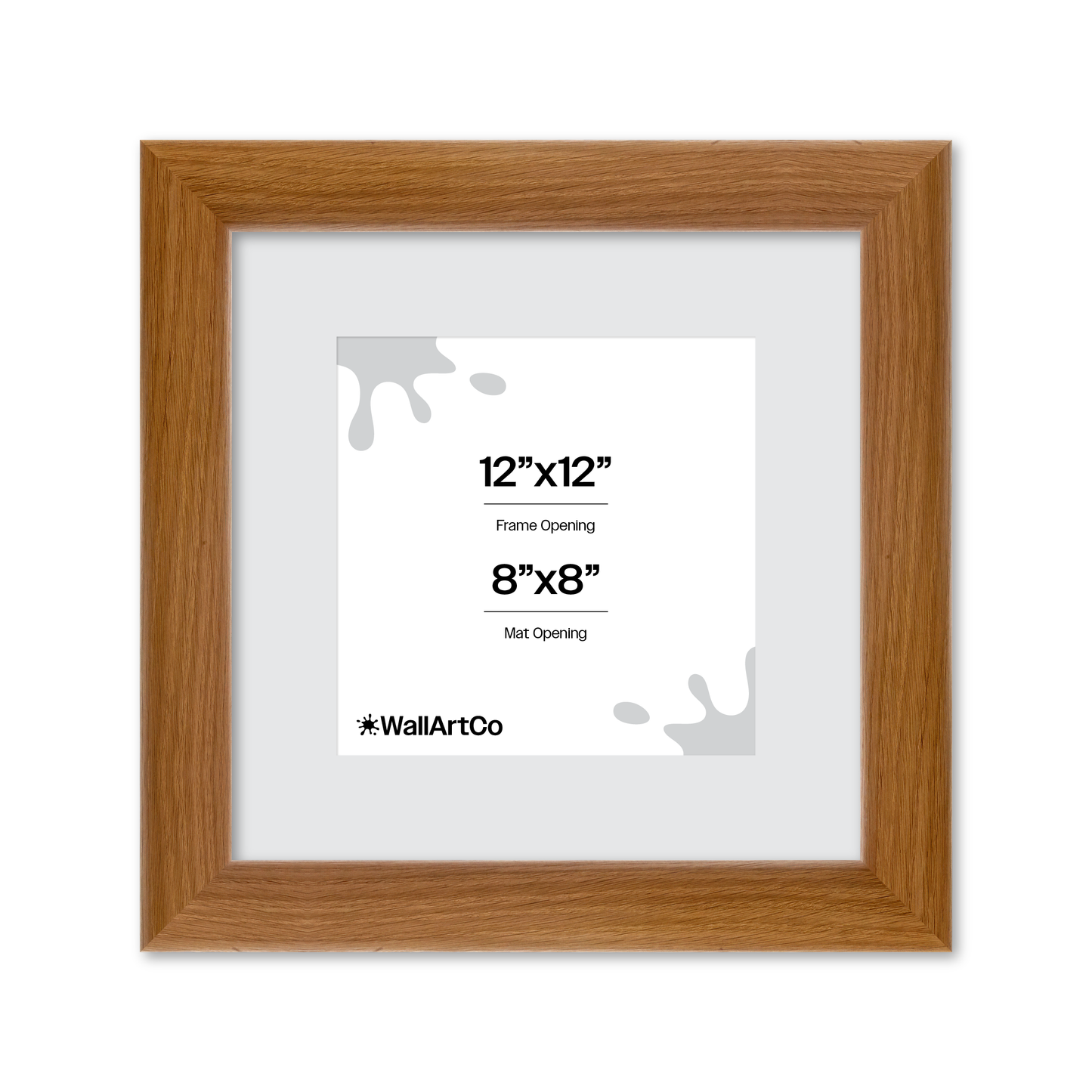 12" x 12" Light Oak Hudson Valley Wall Frame