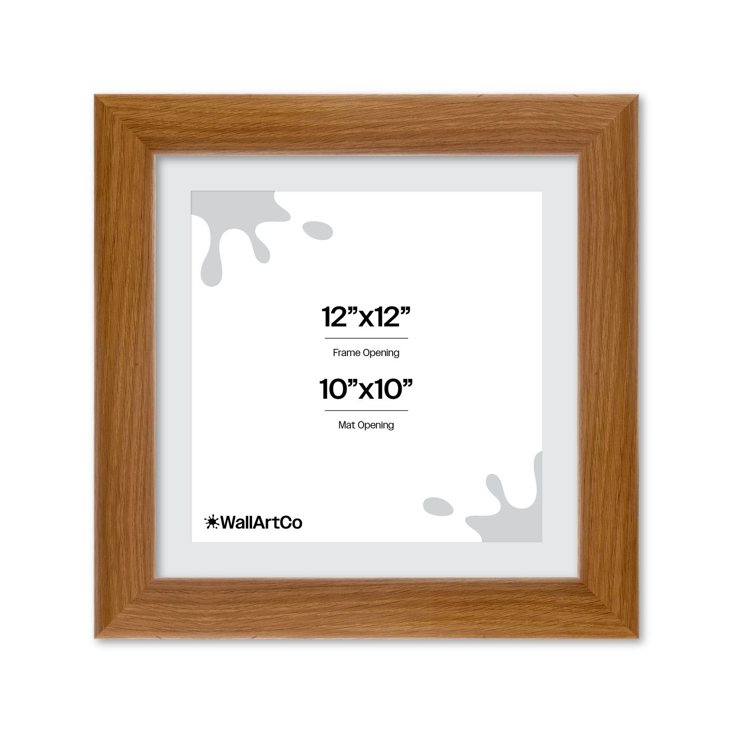 12" x 12" Light Oak Hudson Valley Wall Frame