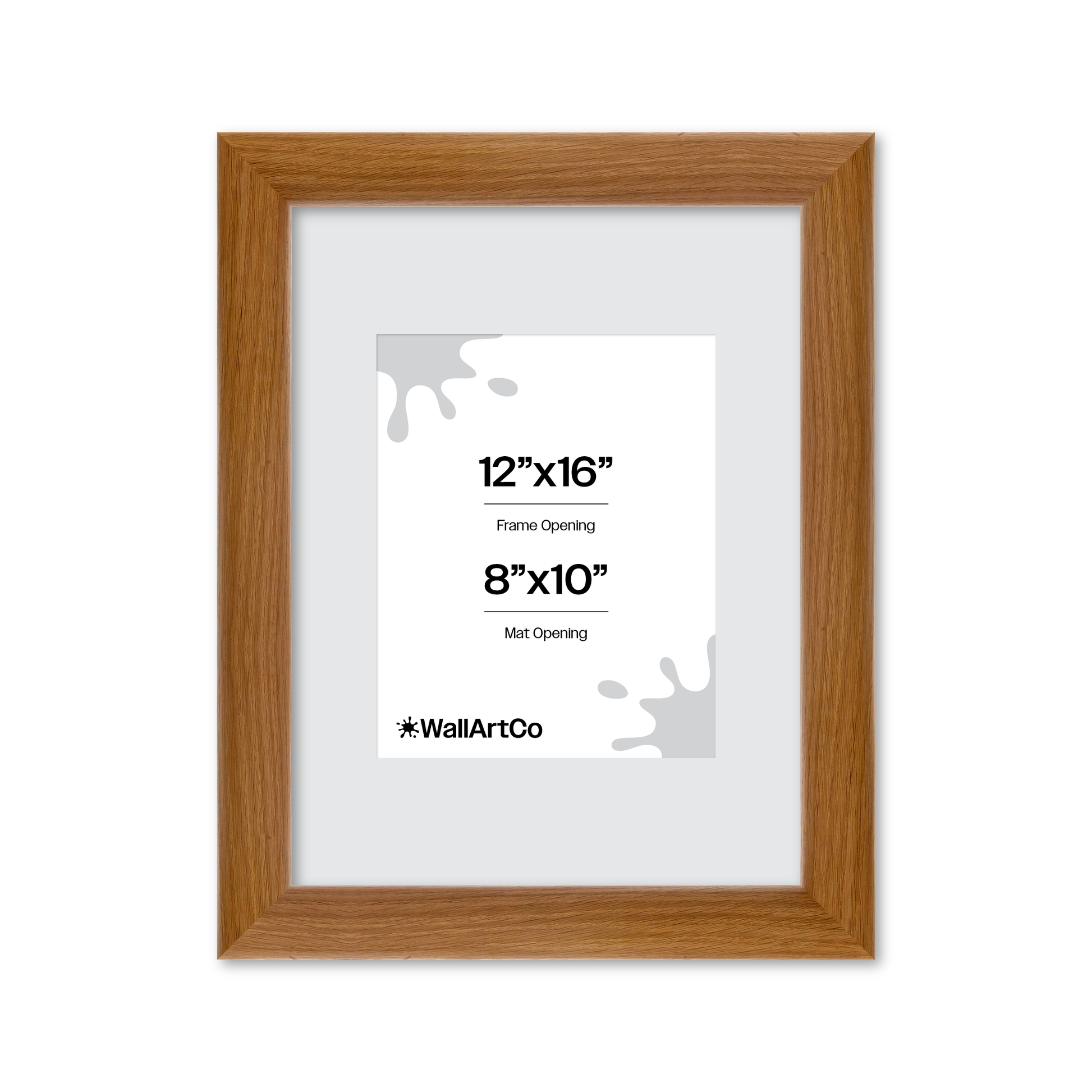 12" x 16" Light Oak Hudson Valley Wall Frame