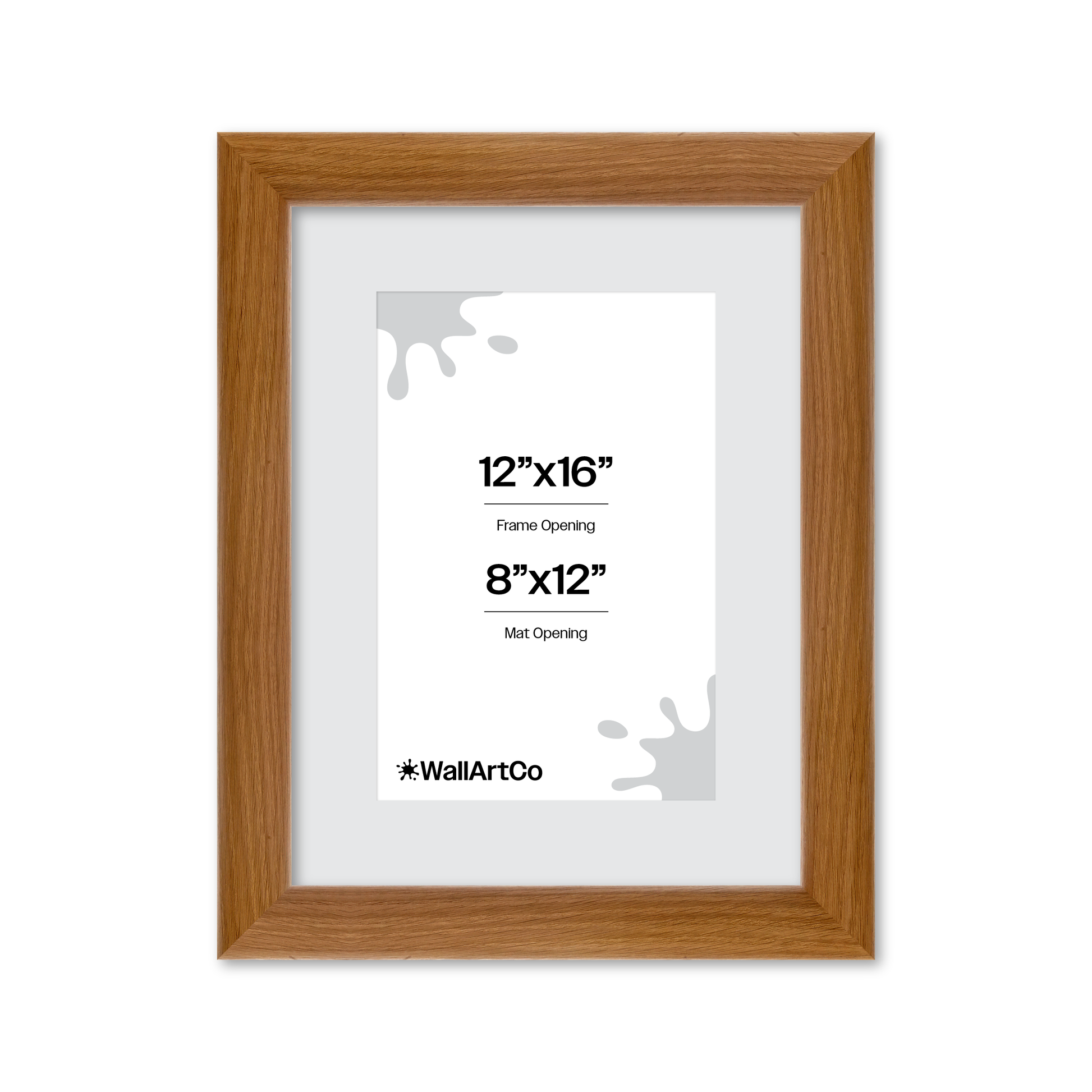 12" x 16" Light Oak Hudson Valley Wall Frame