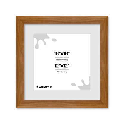 16" x 16" Light Oak Hudson Valley Wall Frame