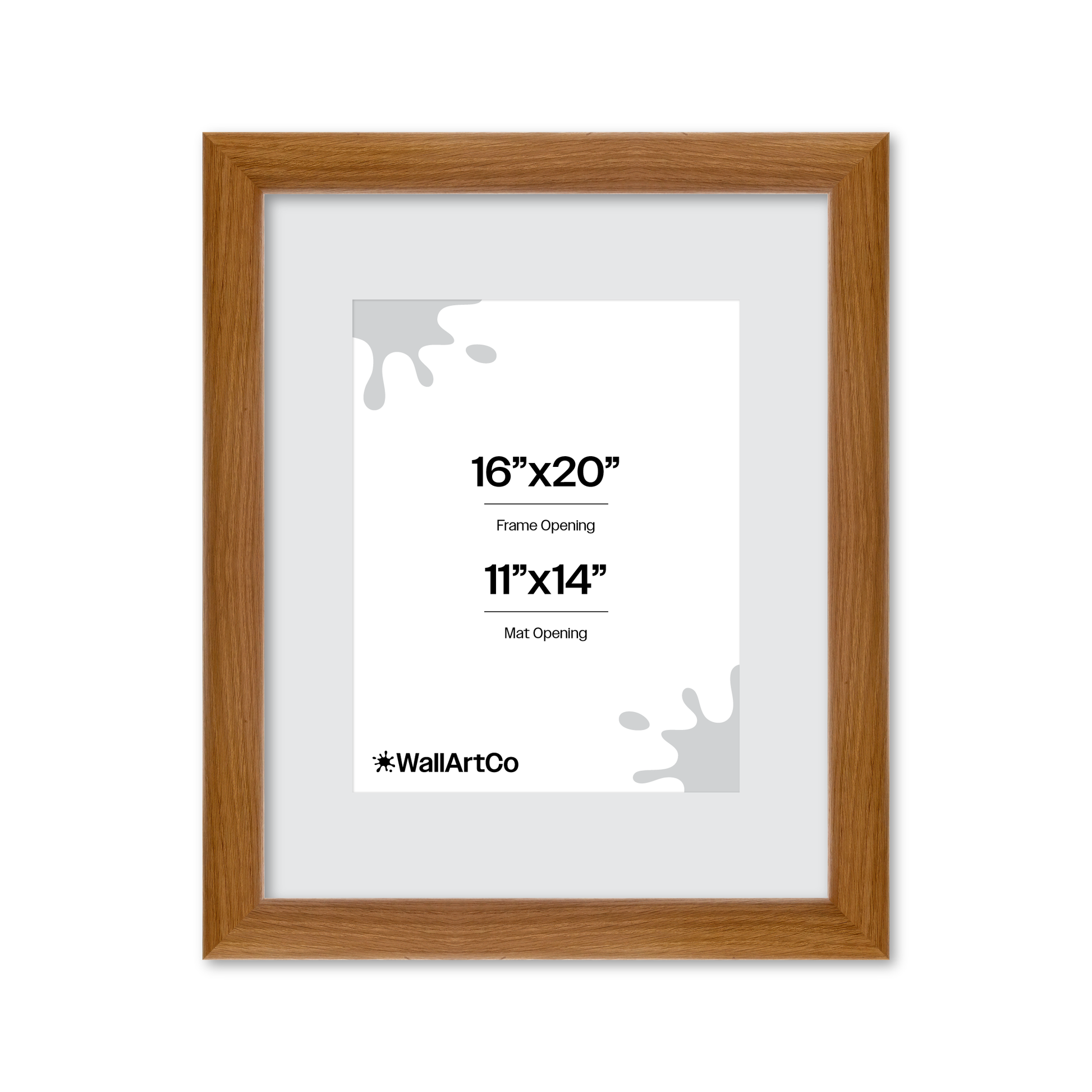 16" x 20" Light Oak Hudson Valley Wall Frame