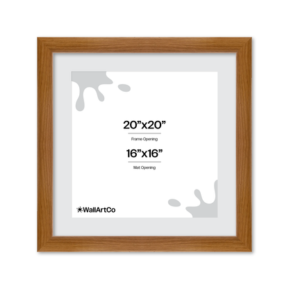 20" x 20" Light Oak Hudson Valley Wall Frame