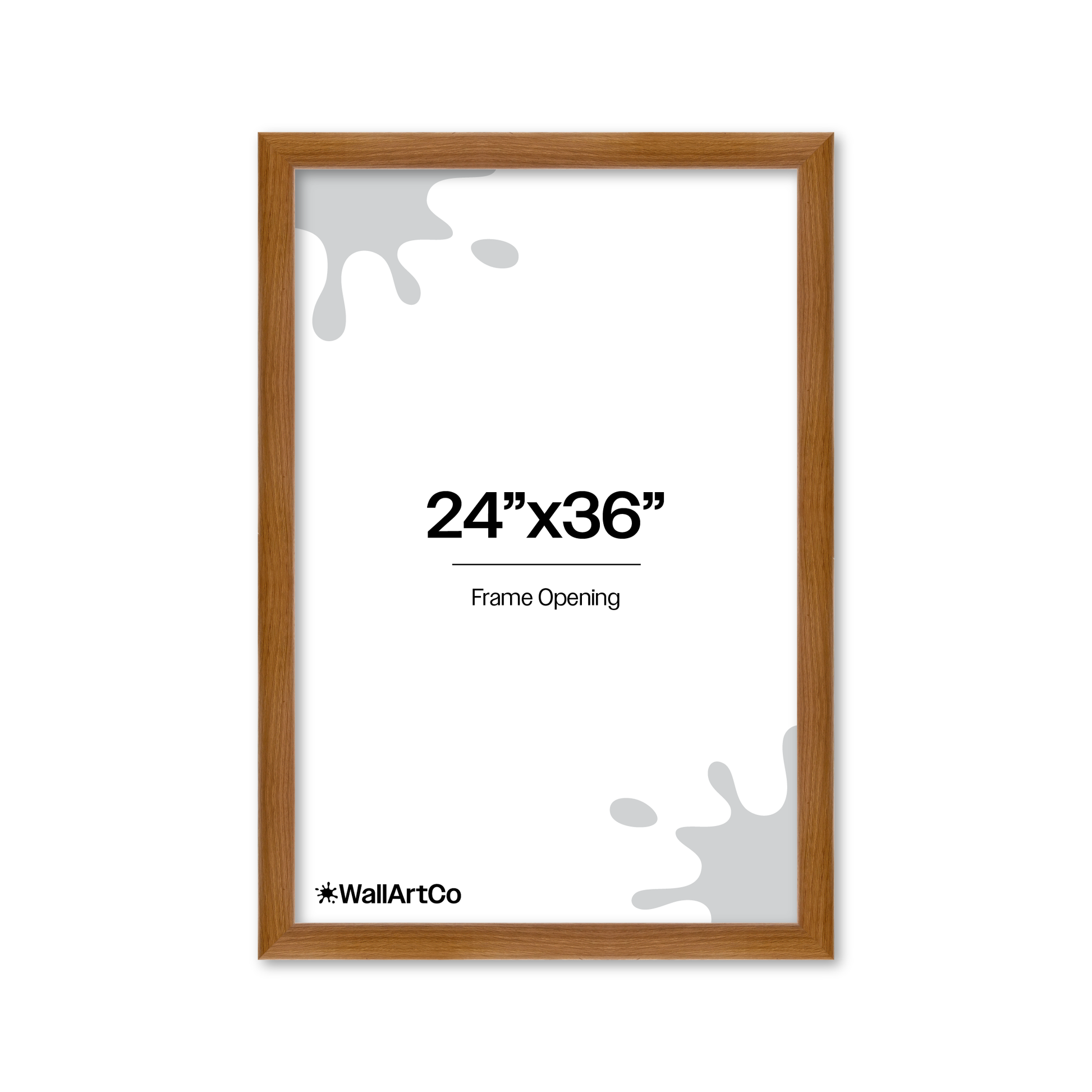 Front of picture frame