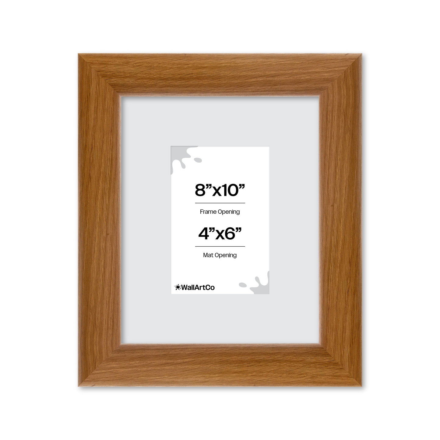 8" x 10" Light Oak Hudson Valley Wall Frame