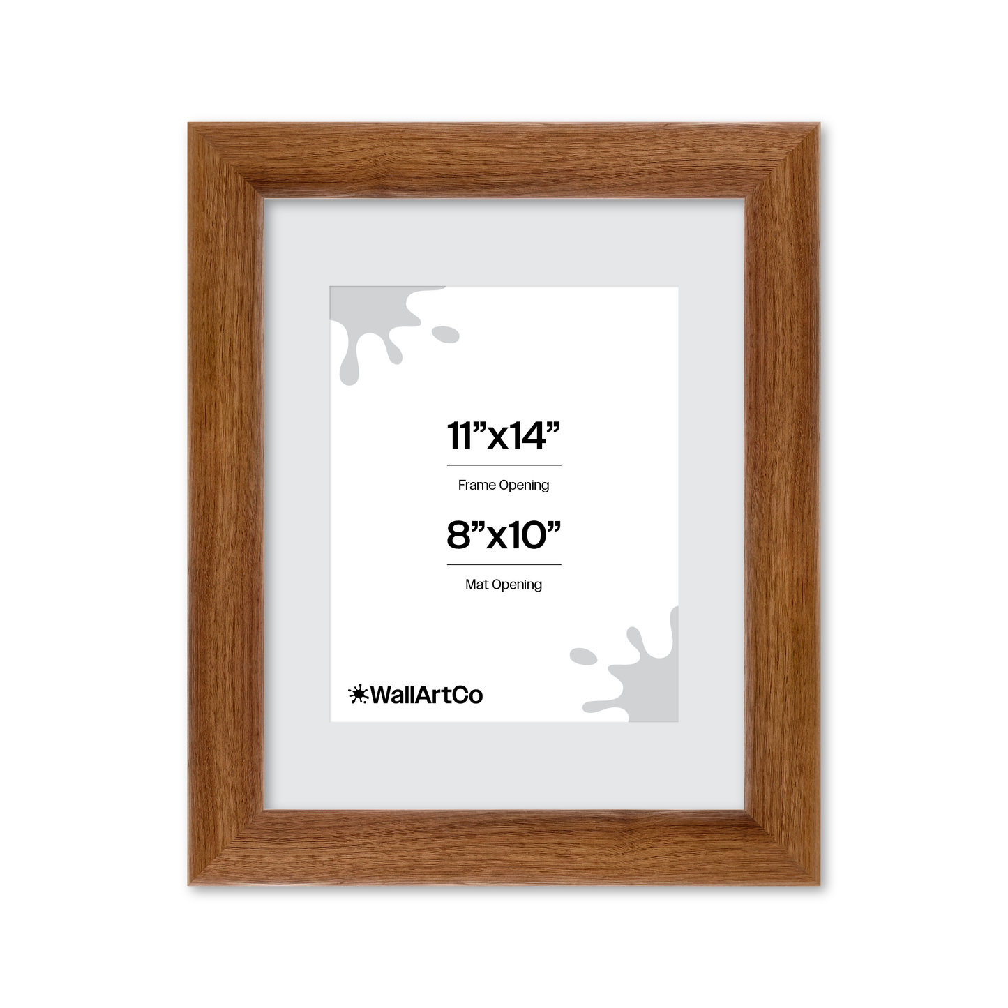 11" x 14" Light Walnut Hudson Valley Wall Frame