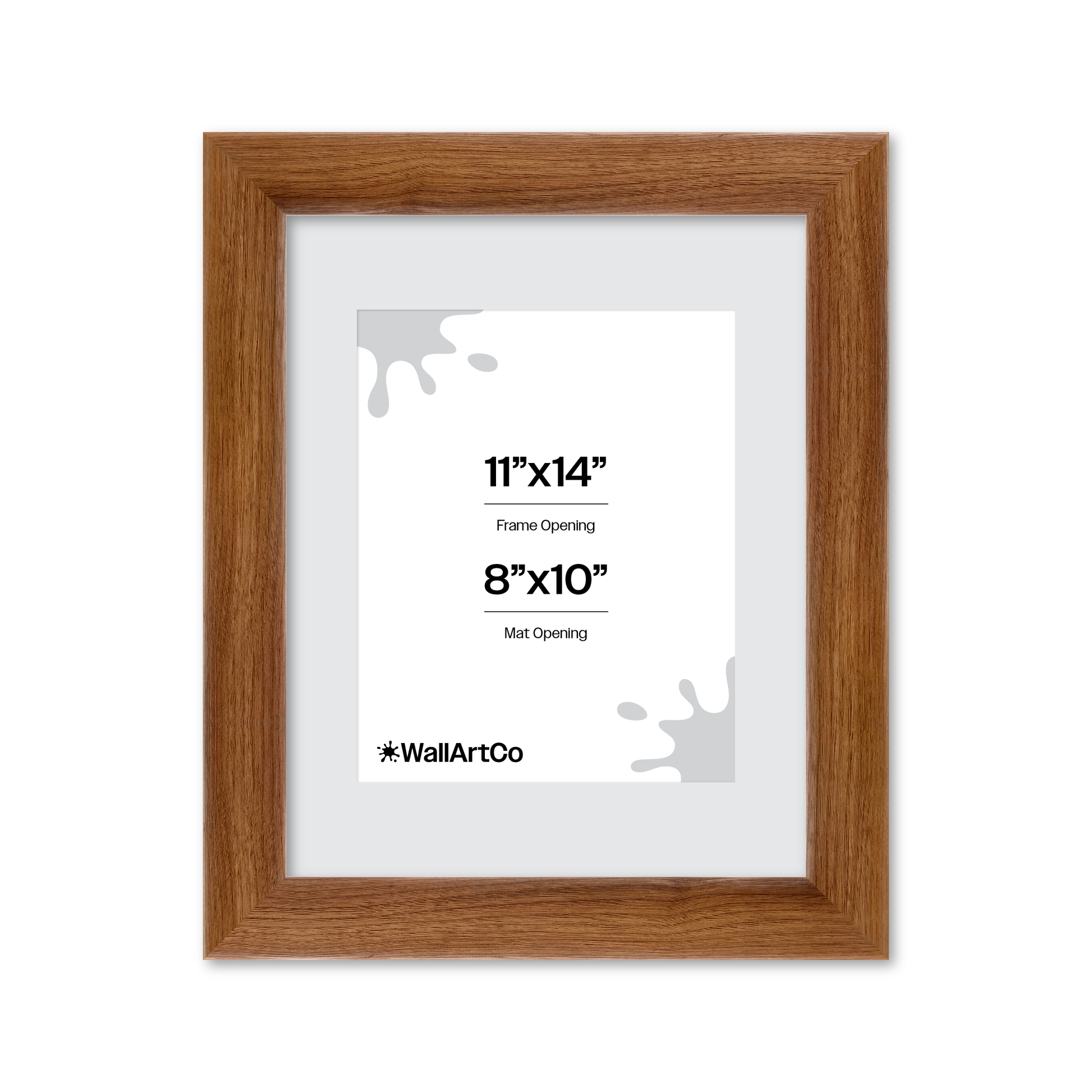 11" x 14" Light Walnut Hudson Valley Wall Frame