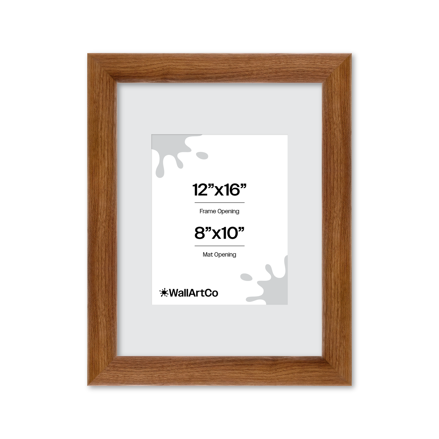 12" x 16" Light Walnut Hudson Valley Wall Frame