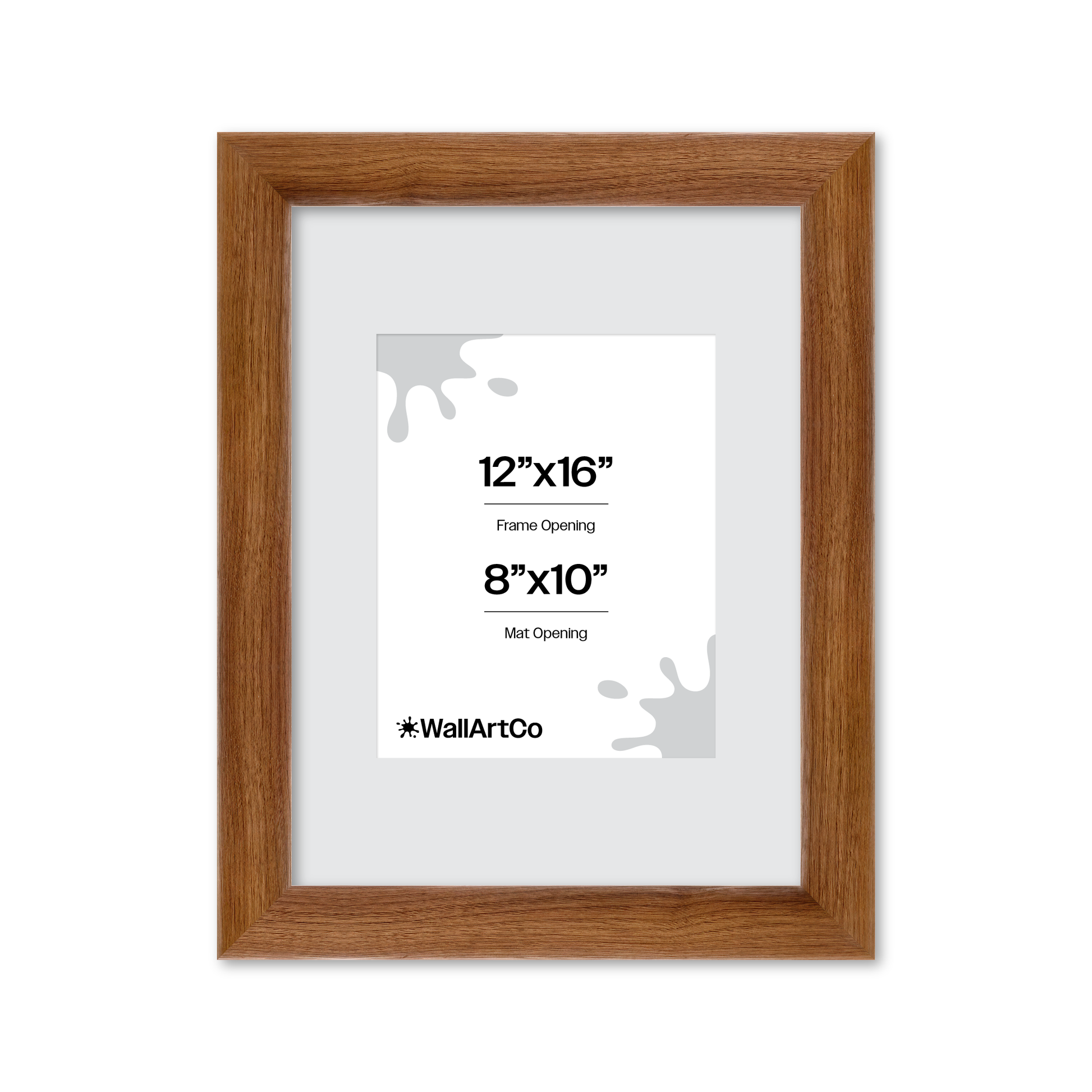 12" x 16" Light Walnut Hudson Valley Wall Frame