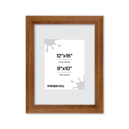 12" x 16" Light Walnut Hudson Valley Wall Frame
