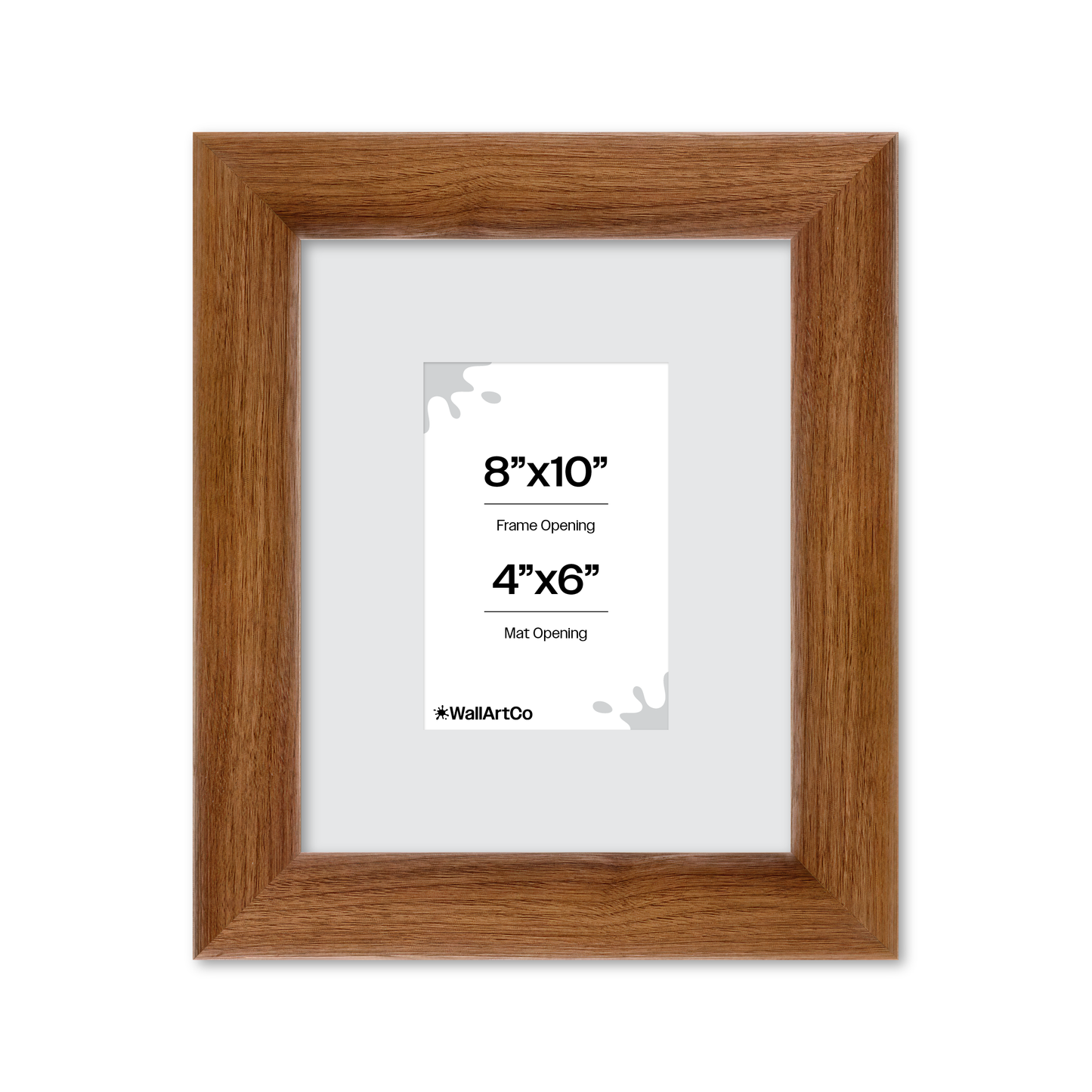 8" x 10" Light Walnut Hudson Valley Wall Frame