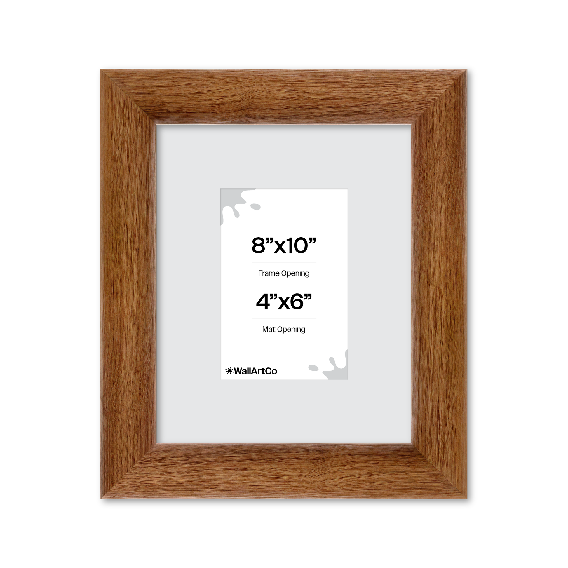 8" x 10" Light Walnut Hudson Valley Wall Frame