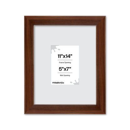 11" x 14" Dark Walnut Hudson Valley Wall Frame