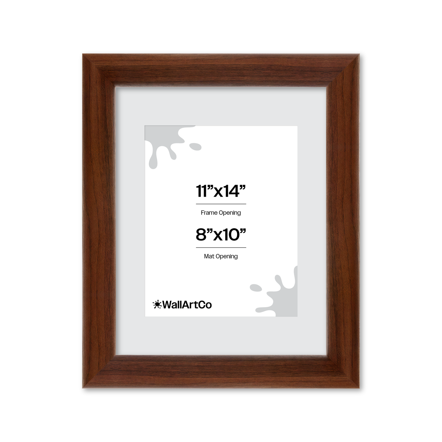 11" x 14" Dark Walnut Hudson Valley Wall Frame
