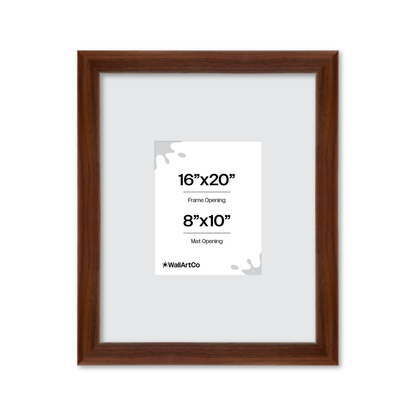 16" x 20" Dark Walnut Hudson Valley Wall Frame
