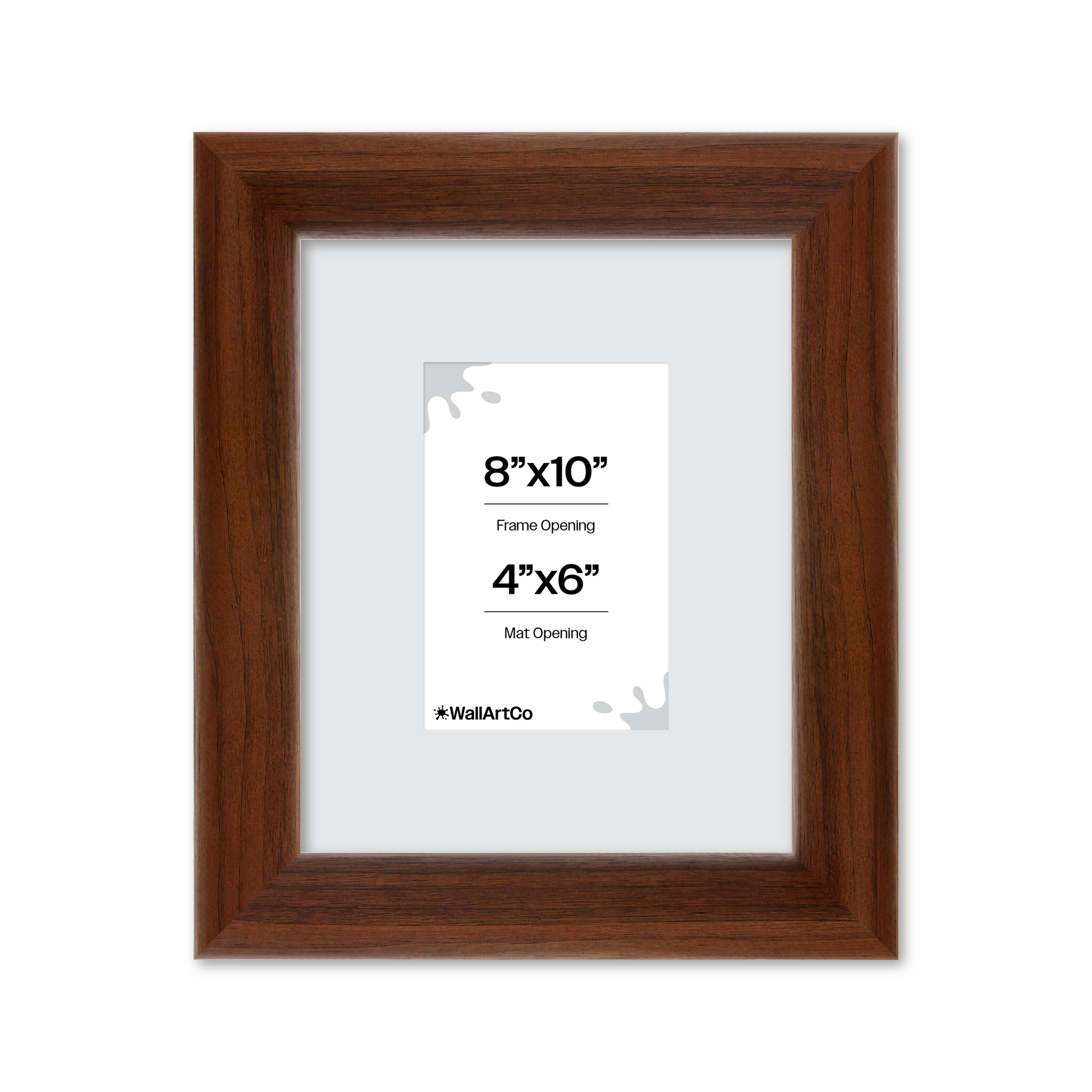 8" x 10" Dark Walnut Hudson Valley Wall Frame