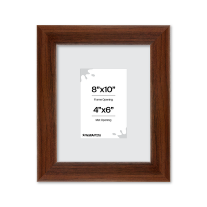 8" x 10" Dark Walnut Hudson Valley Wall Frame