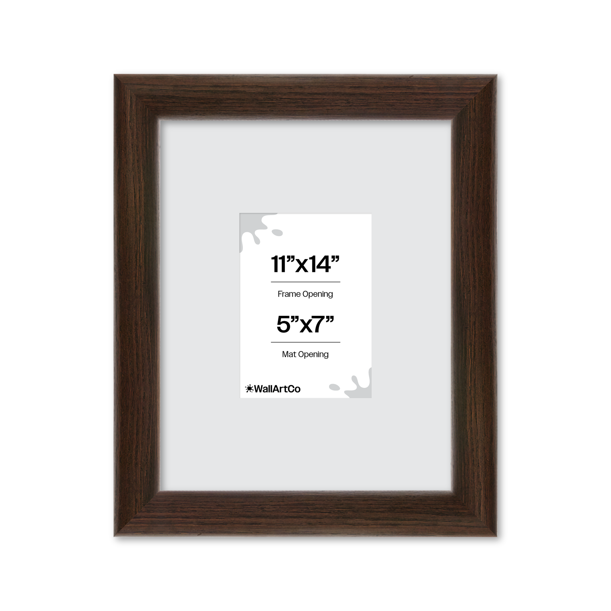 11" x 14" Dark Oak Hudson Valley Wall Frame