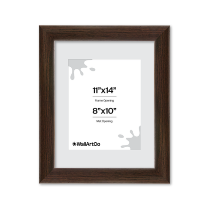 11" x 14" Dark Oak Hudson Valley Wall Frame
