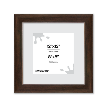 12" x 12" Dark Oak Hudson Valley Wall Frame