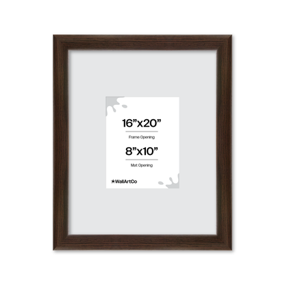 16" x 20" Dark Oak Hudson Valley Wall Frame