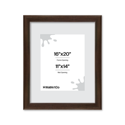 16" x 20" Dark Oak Hudson Valley Wall Frame