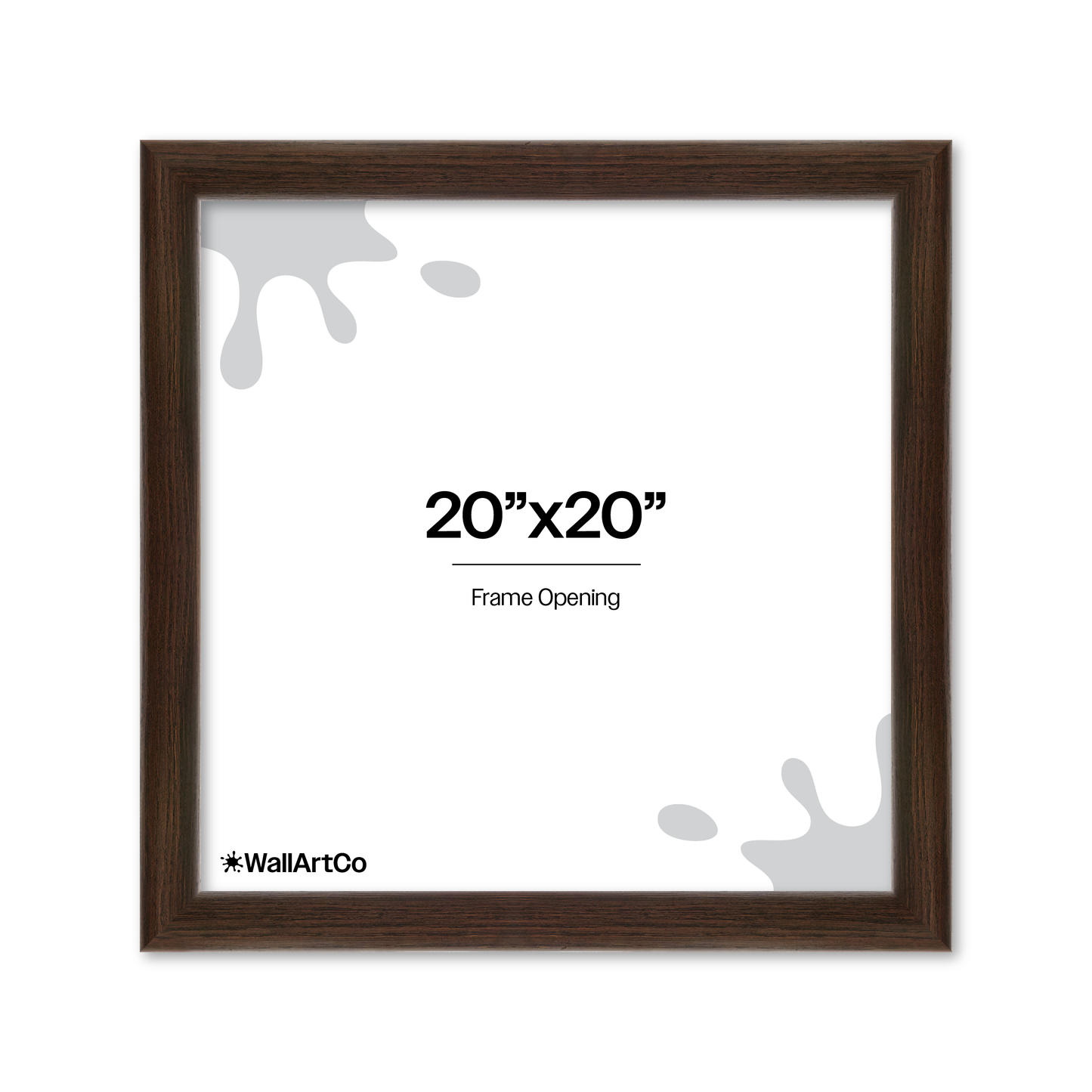 Front of picture frame