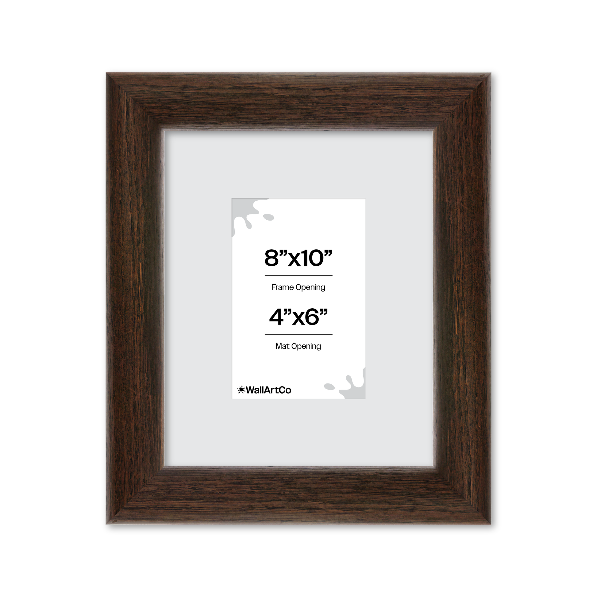 8" x 10" Dark Oak Hudson Valley Wall Frame