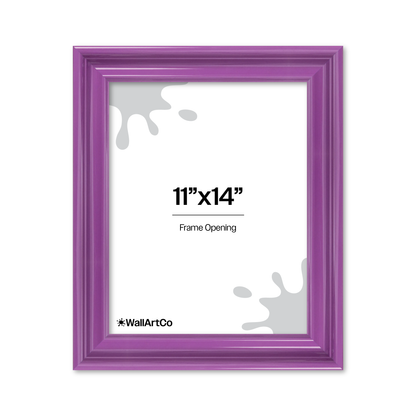 front of picture frame