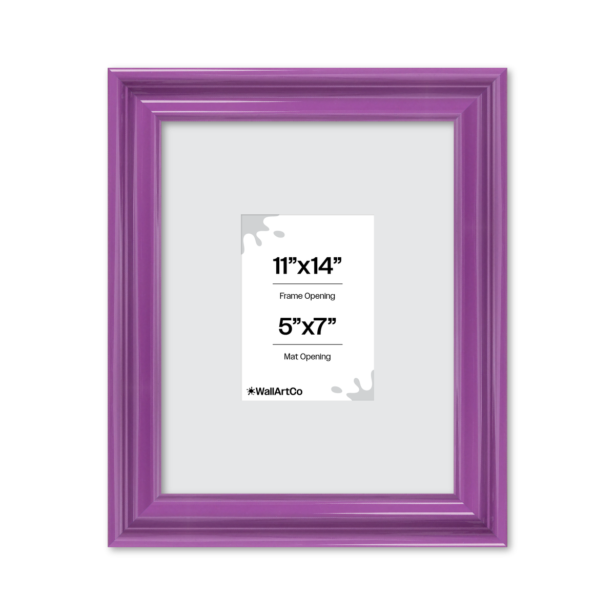 front of picture frame