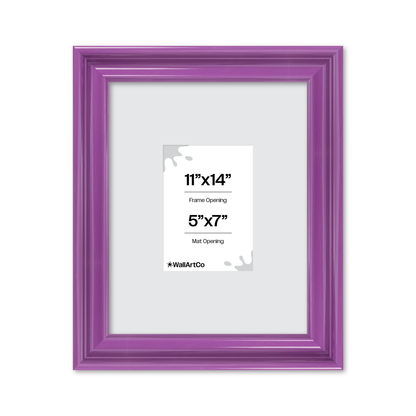front of picture frame