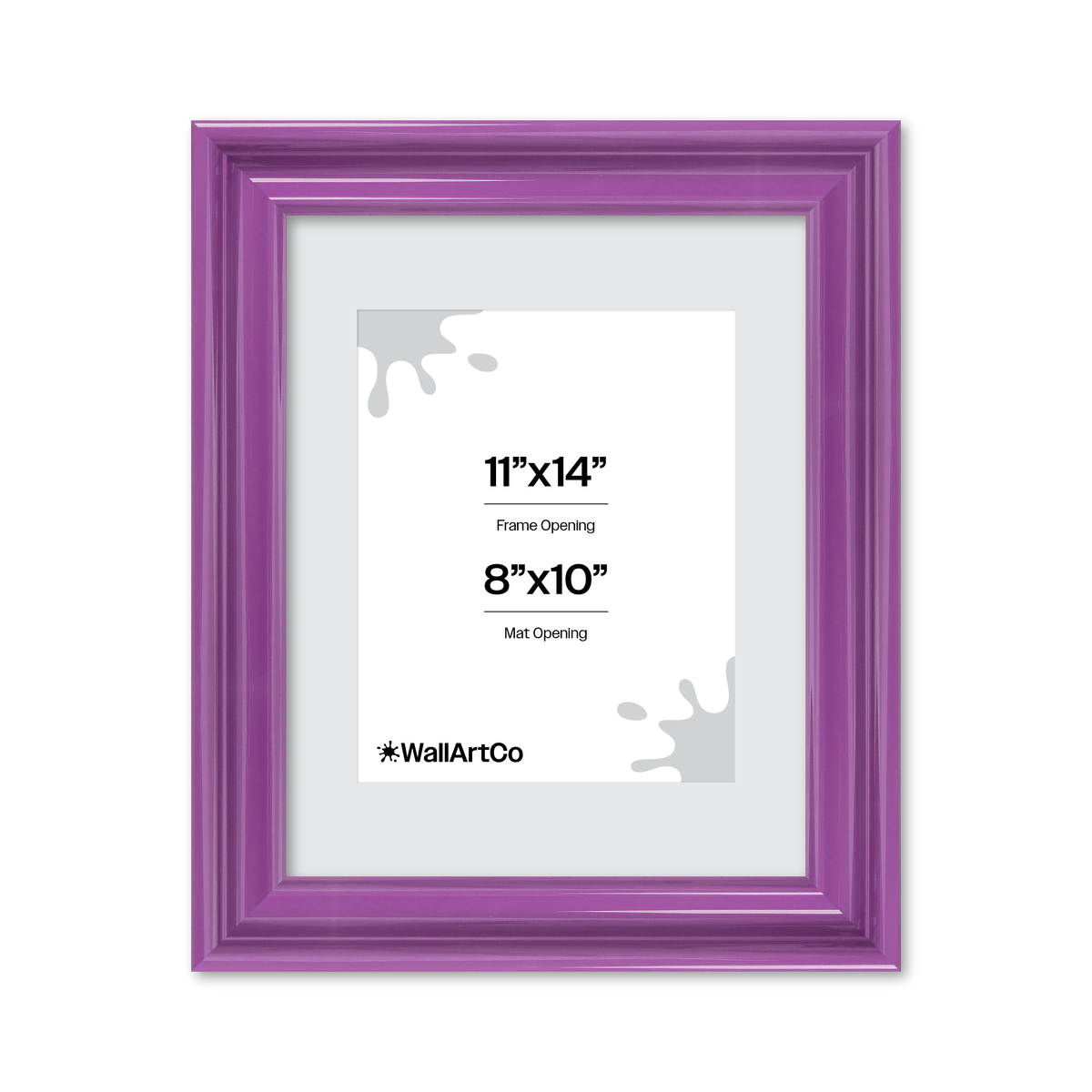 front of picture frame