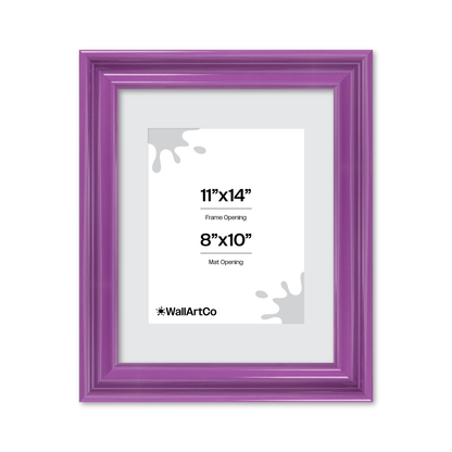 front of picture frame