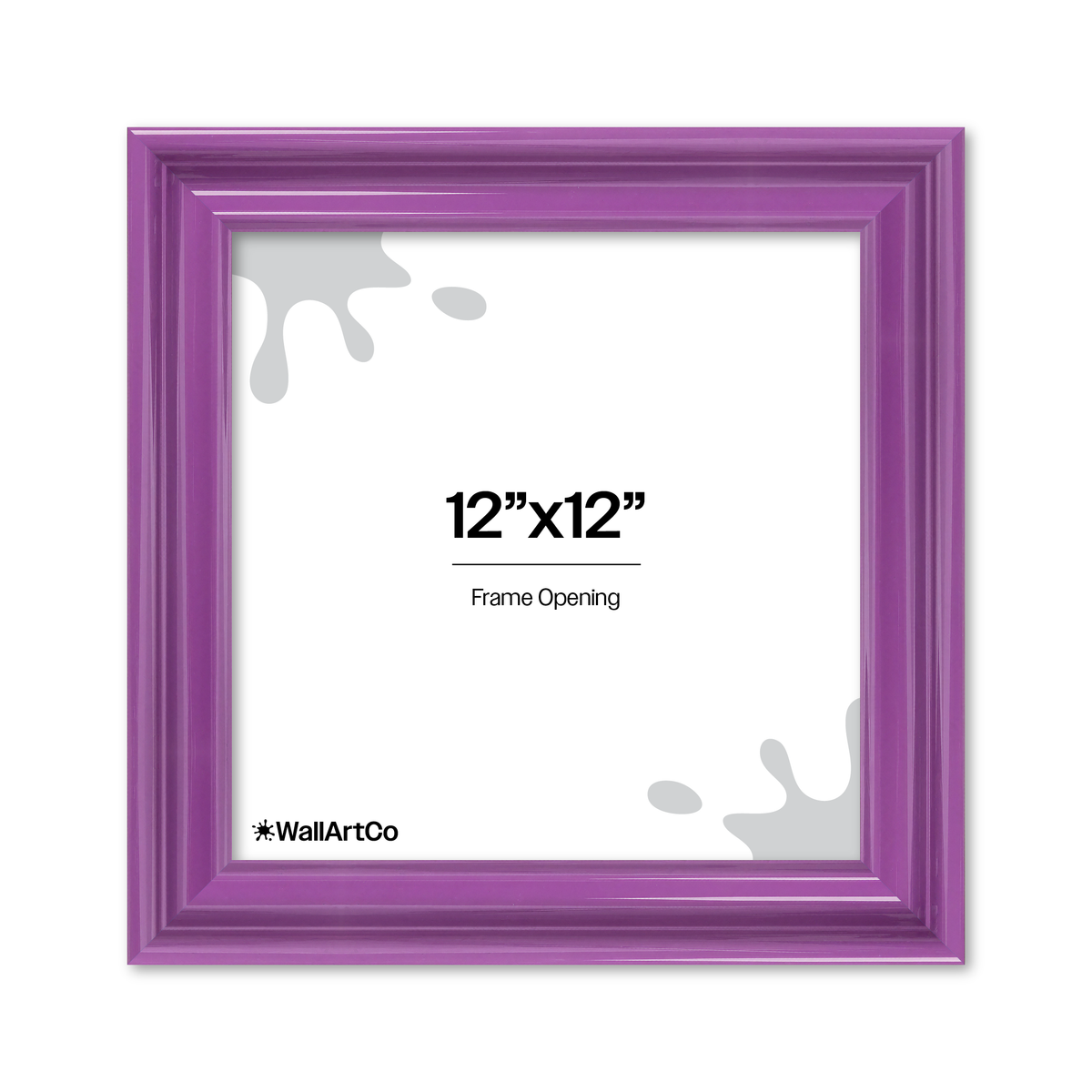 front of picture frame