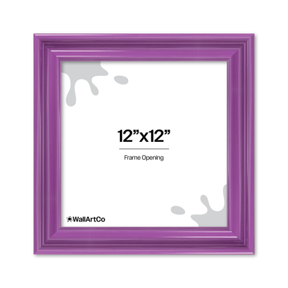 front of picture frame