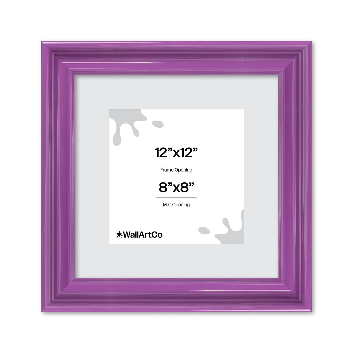 front of picture frame