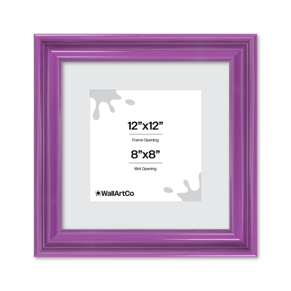 front of picture frame