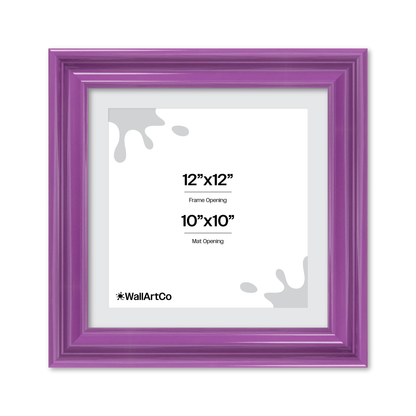 front of picture frame