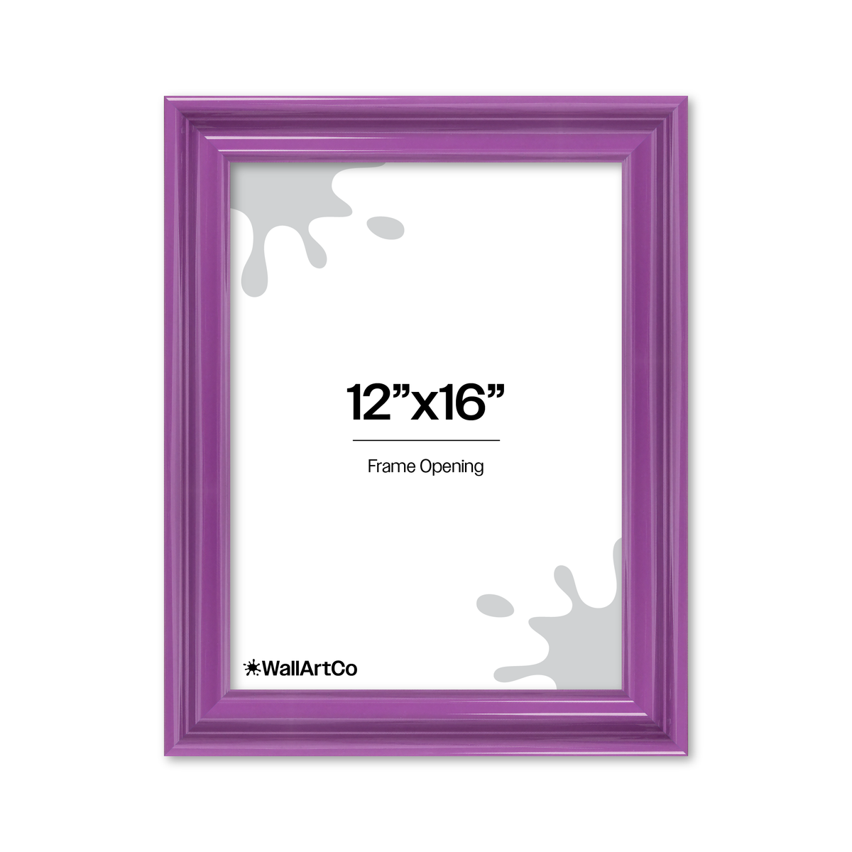 front of picture frame