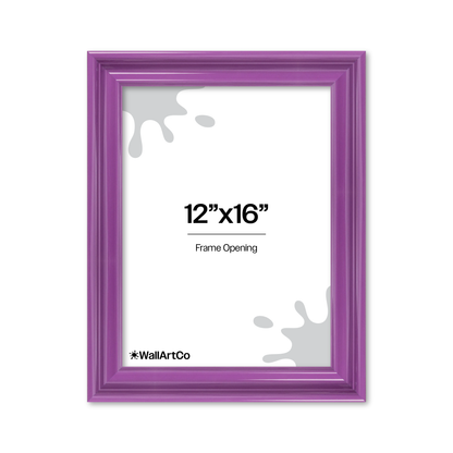 front of picture frame