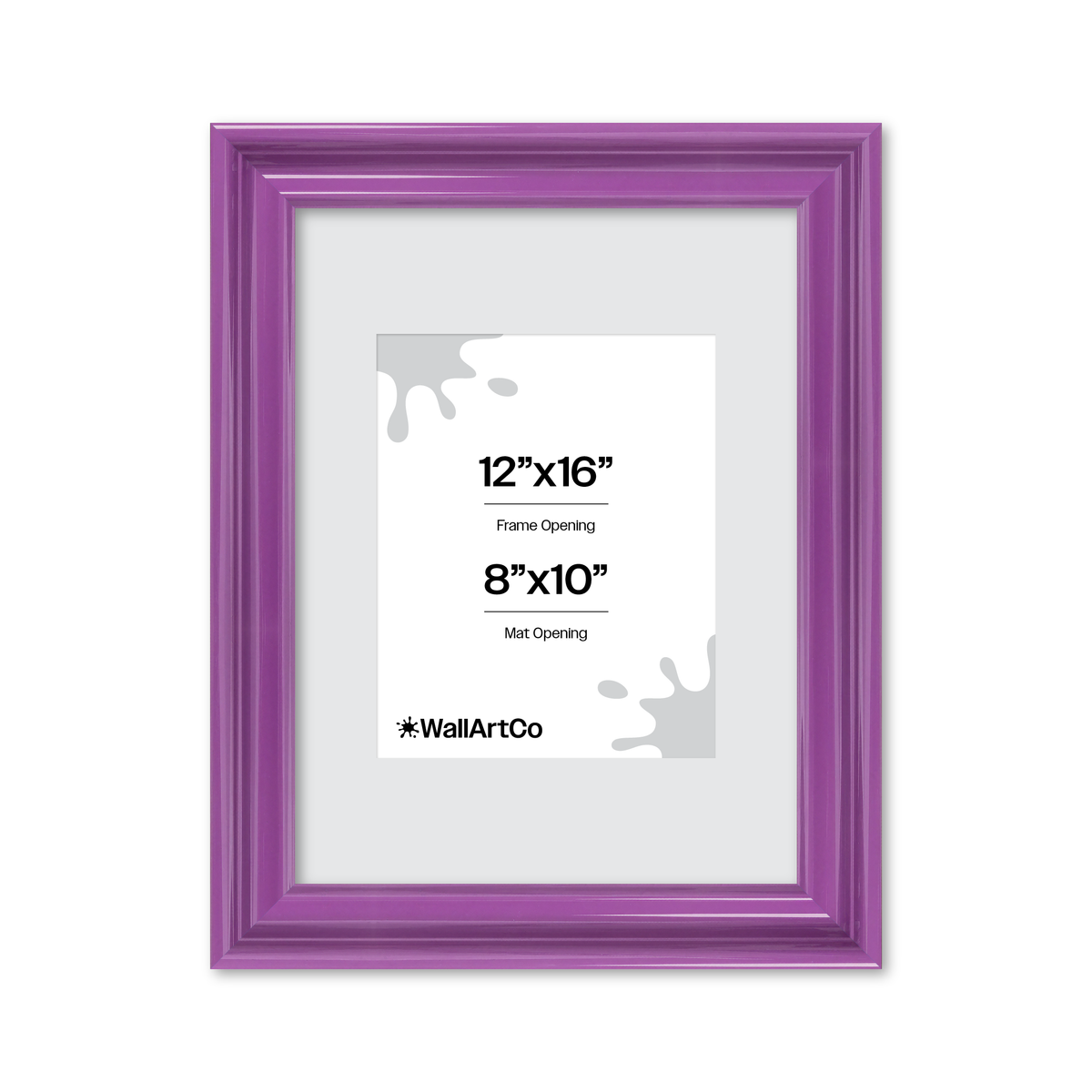 front of picture frame
