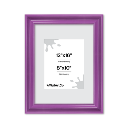front of picture frame