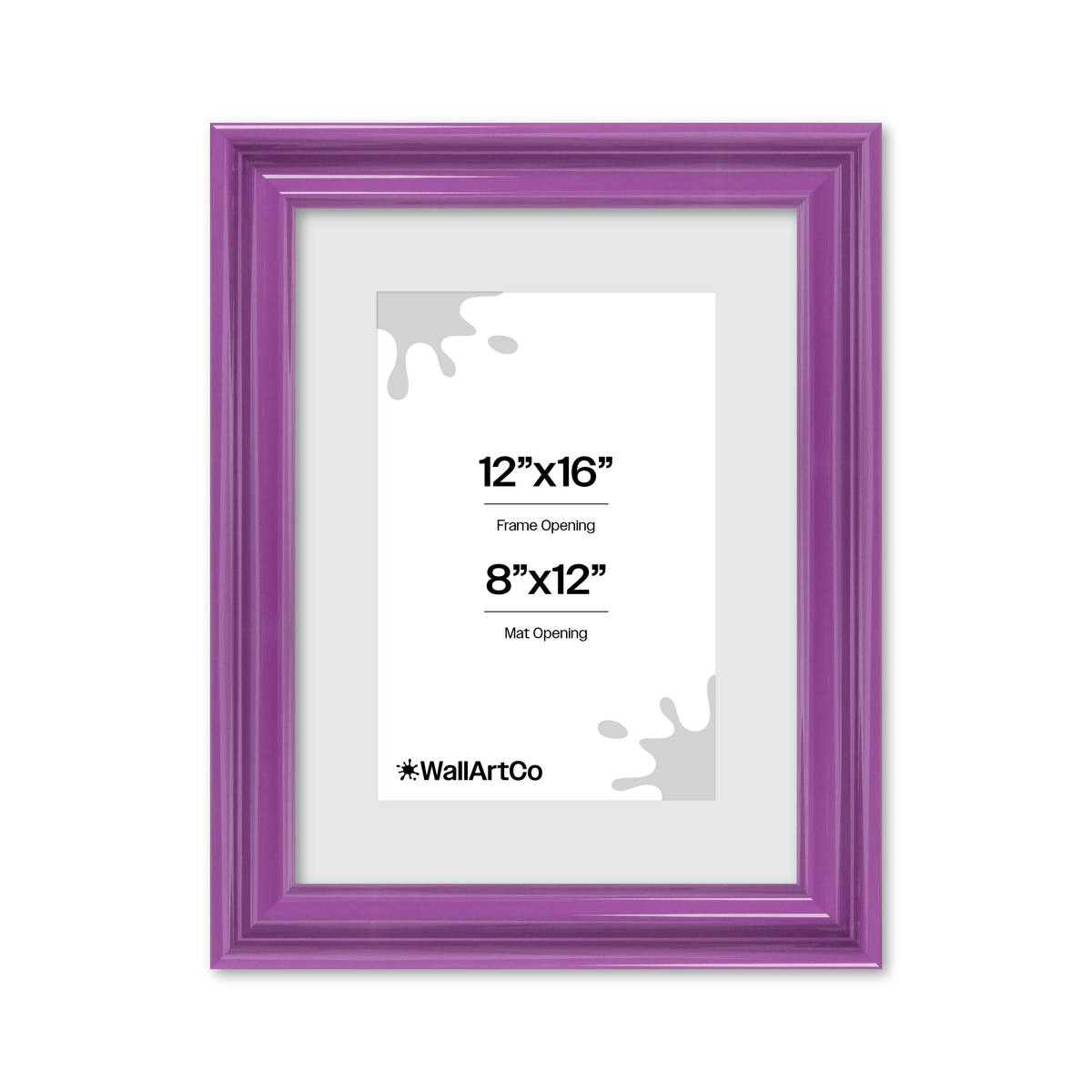 front of picture frame