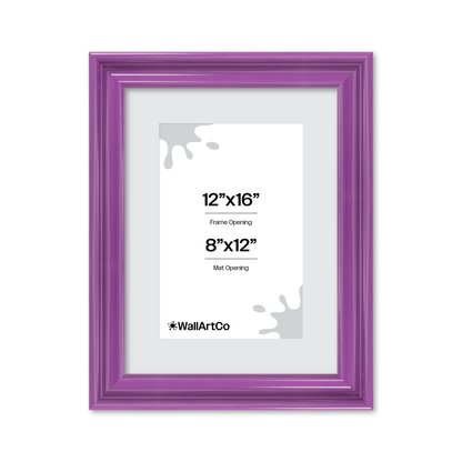 front of picture frame