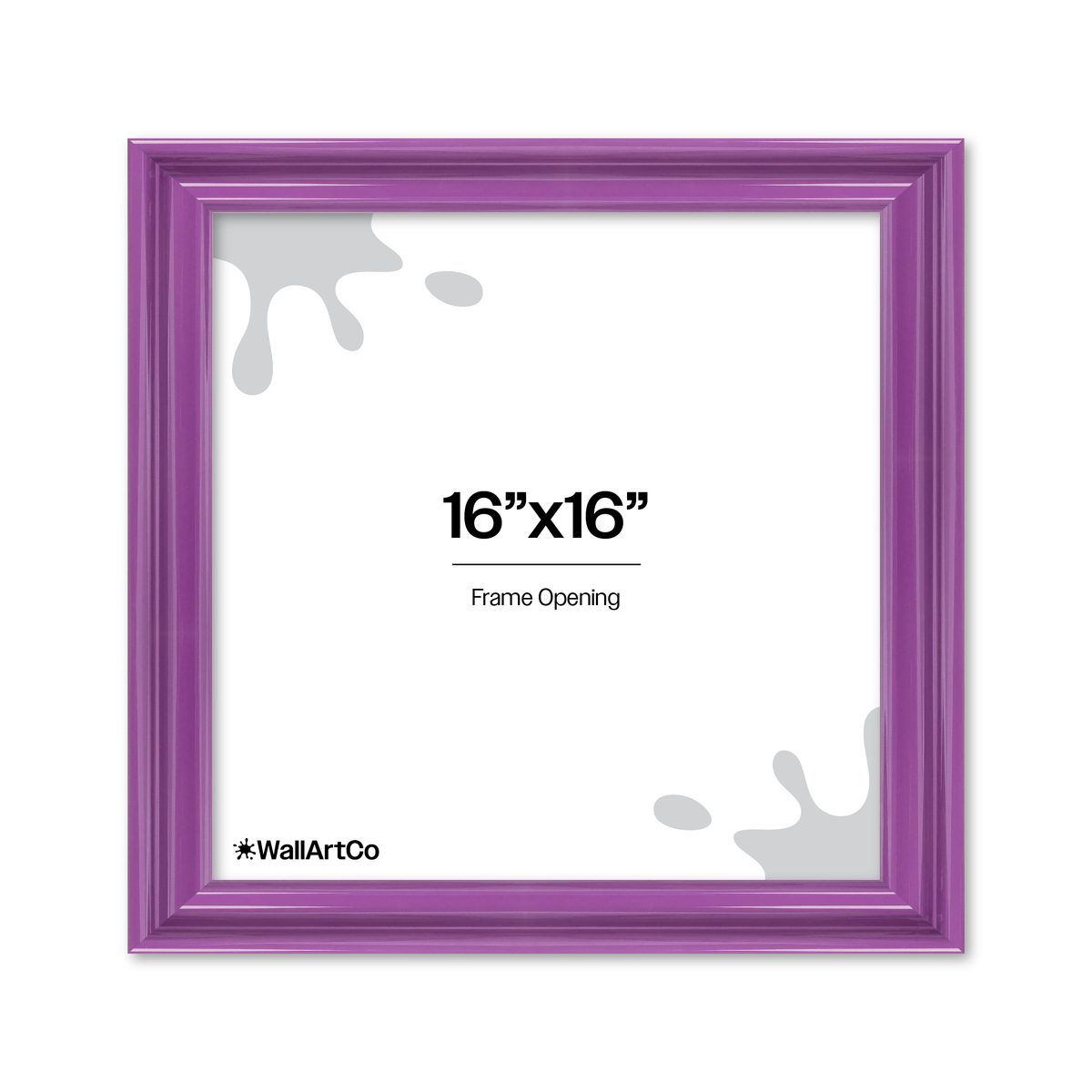 front of picture frame