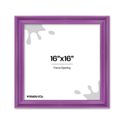 front of picture frame