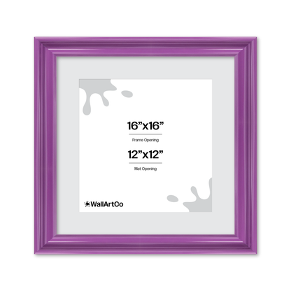 front of picture frame