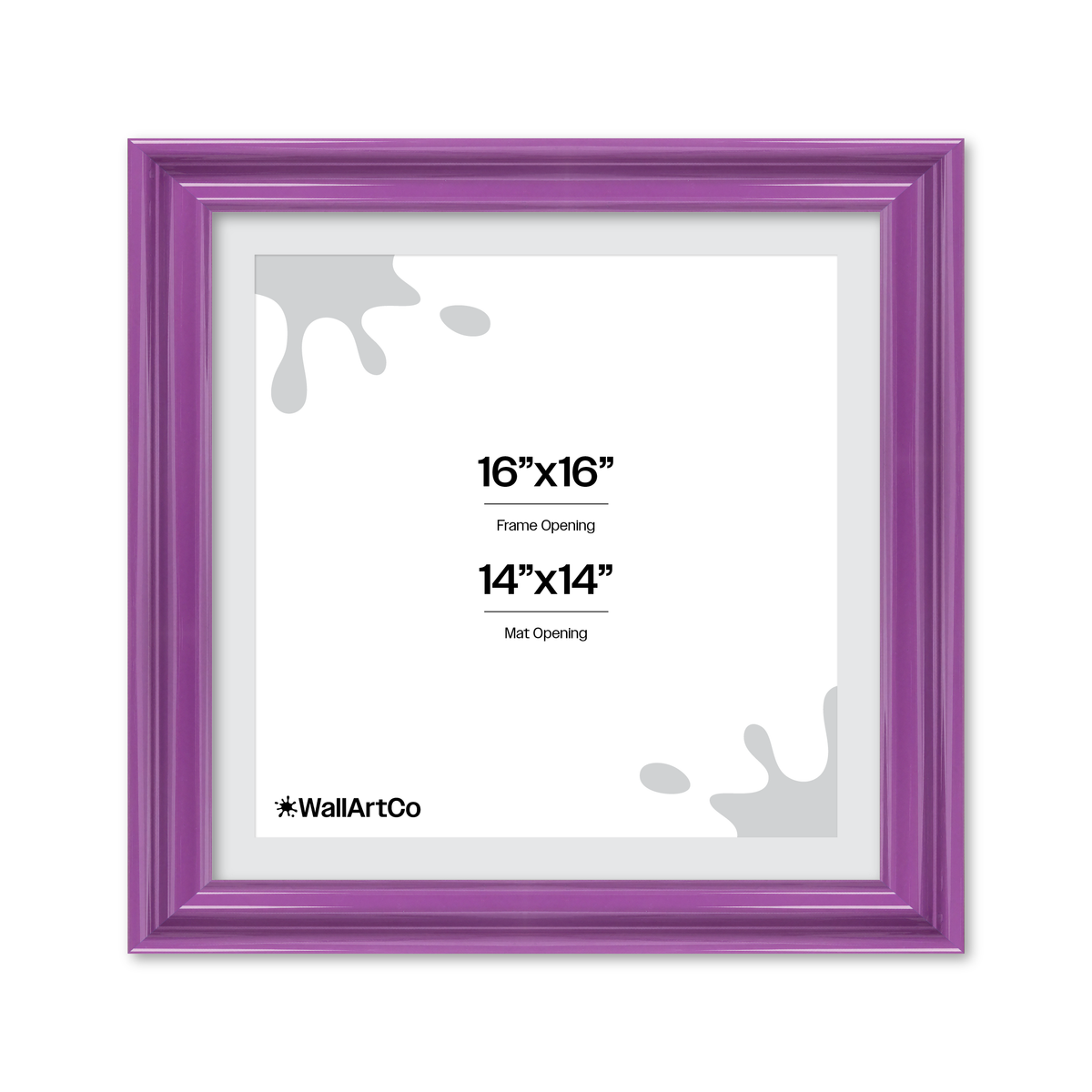 front of picture frame